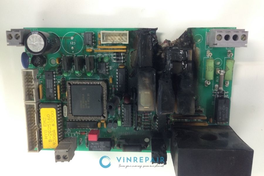 sửa mạch điện tử bị cháy tại công ty Vinrepair